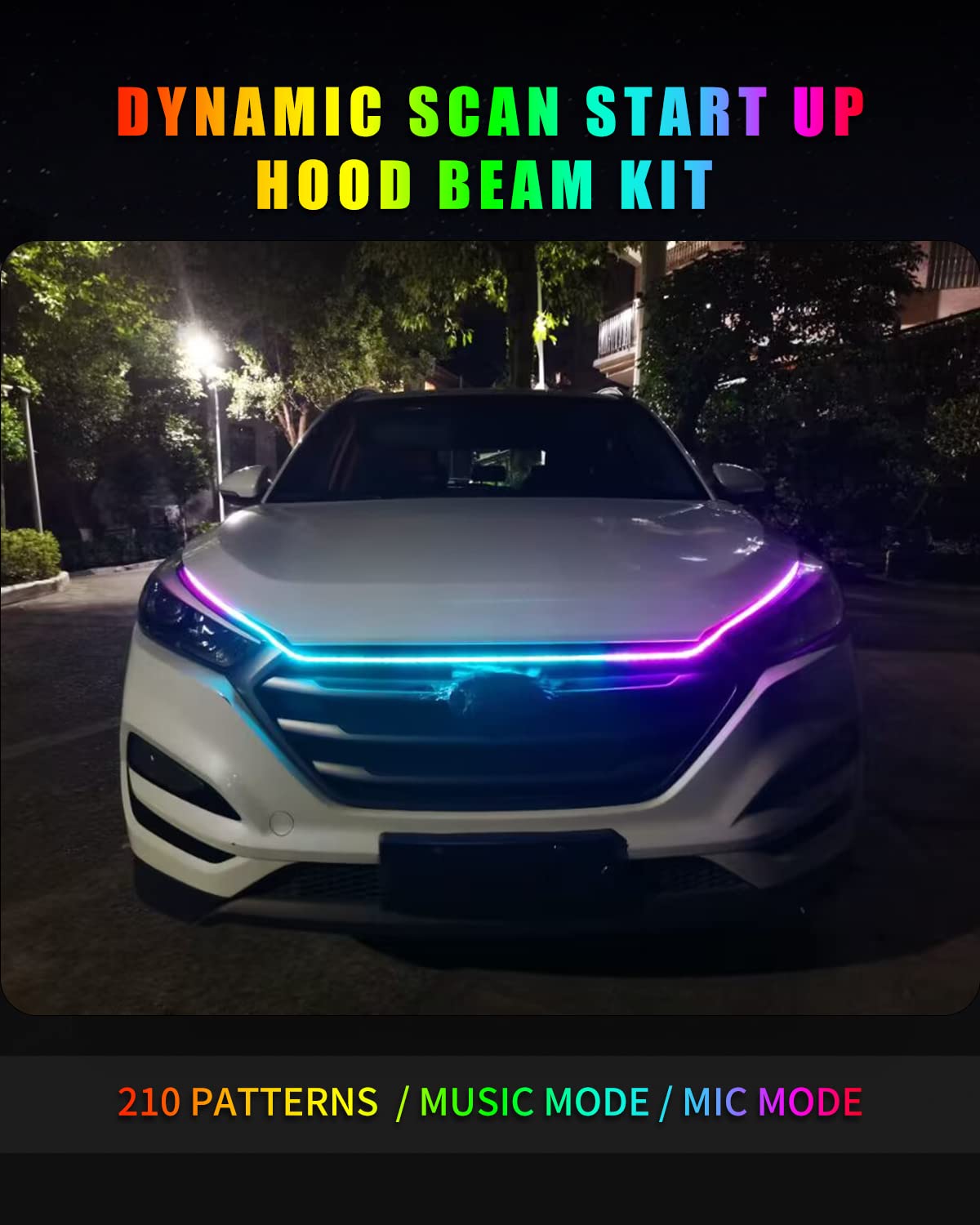 Car LED Hood Light Strip