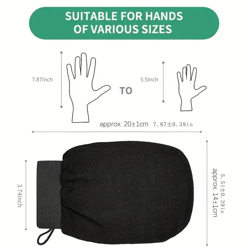 Double-Sided Exfoliating Gloves