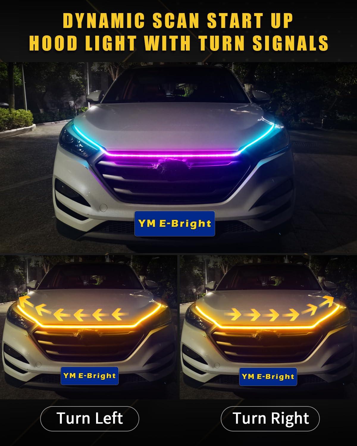 Car LED Hood Light Strip