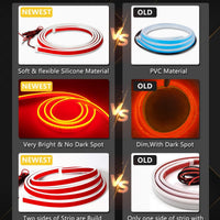 red Car LED Hood Light Strip