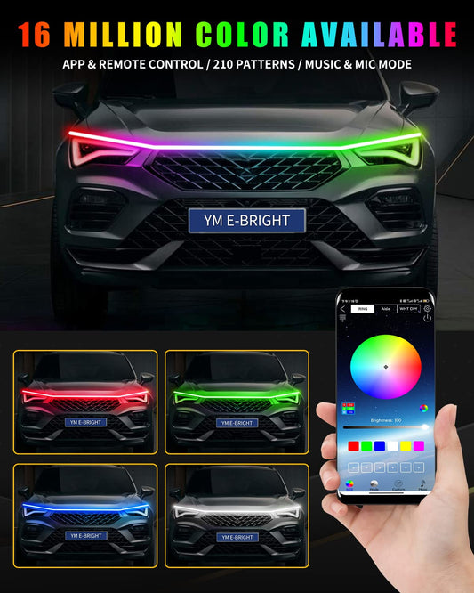 Car LED Hood Light Strip