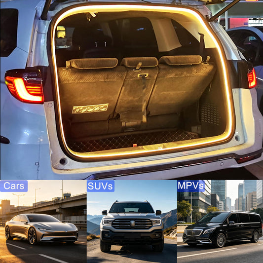 Warm Yellow Newly Upgraded 157.48" SUV Trunk LED Light Strip