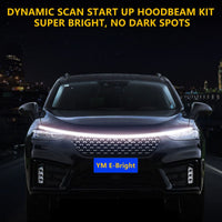 white Car LED Hood Light Strip