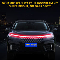 red Car LED Hood Light Strip