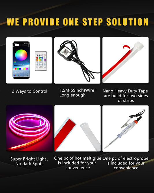 Car LED Hood Light Strip